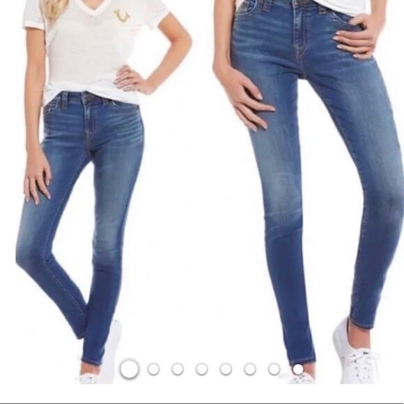 True Religion Jennie Curvy Skinny Jeans 24 New NWT - Picture 1 of 12
